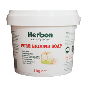 Herbon Pure Ground Soap 1kg, Organic & Natural Soap Australia
