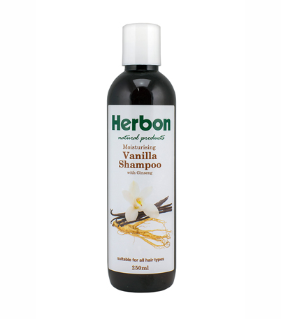 Herbon Vanilla Shampoo 250ml, Buy Natural & Organic Shampoo Online